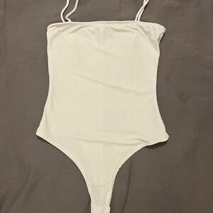 Fashion Nova Kids Cream Bodysuit